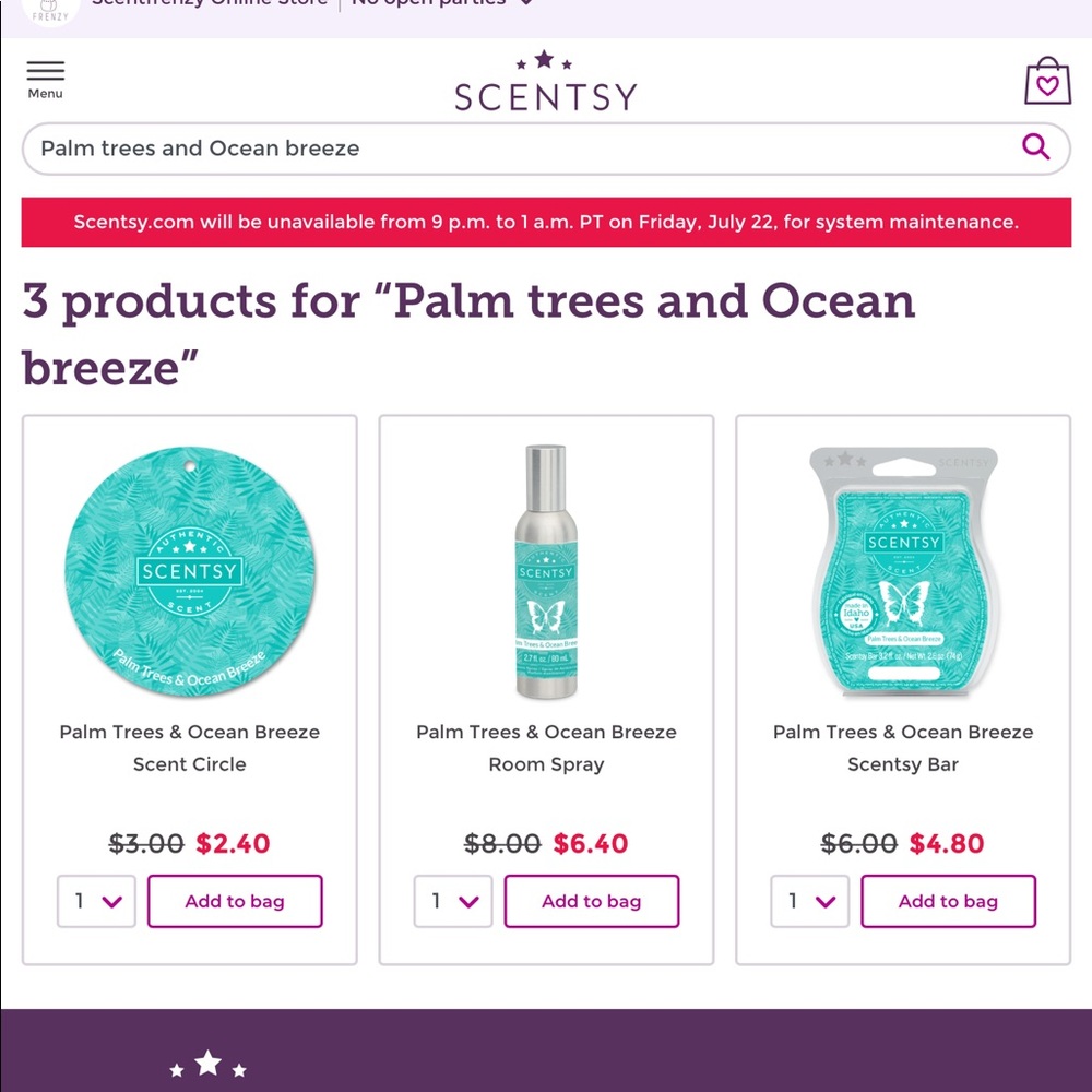 Scent circle, room spray and Scentsy bar BUNDLE